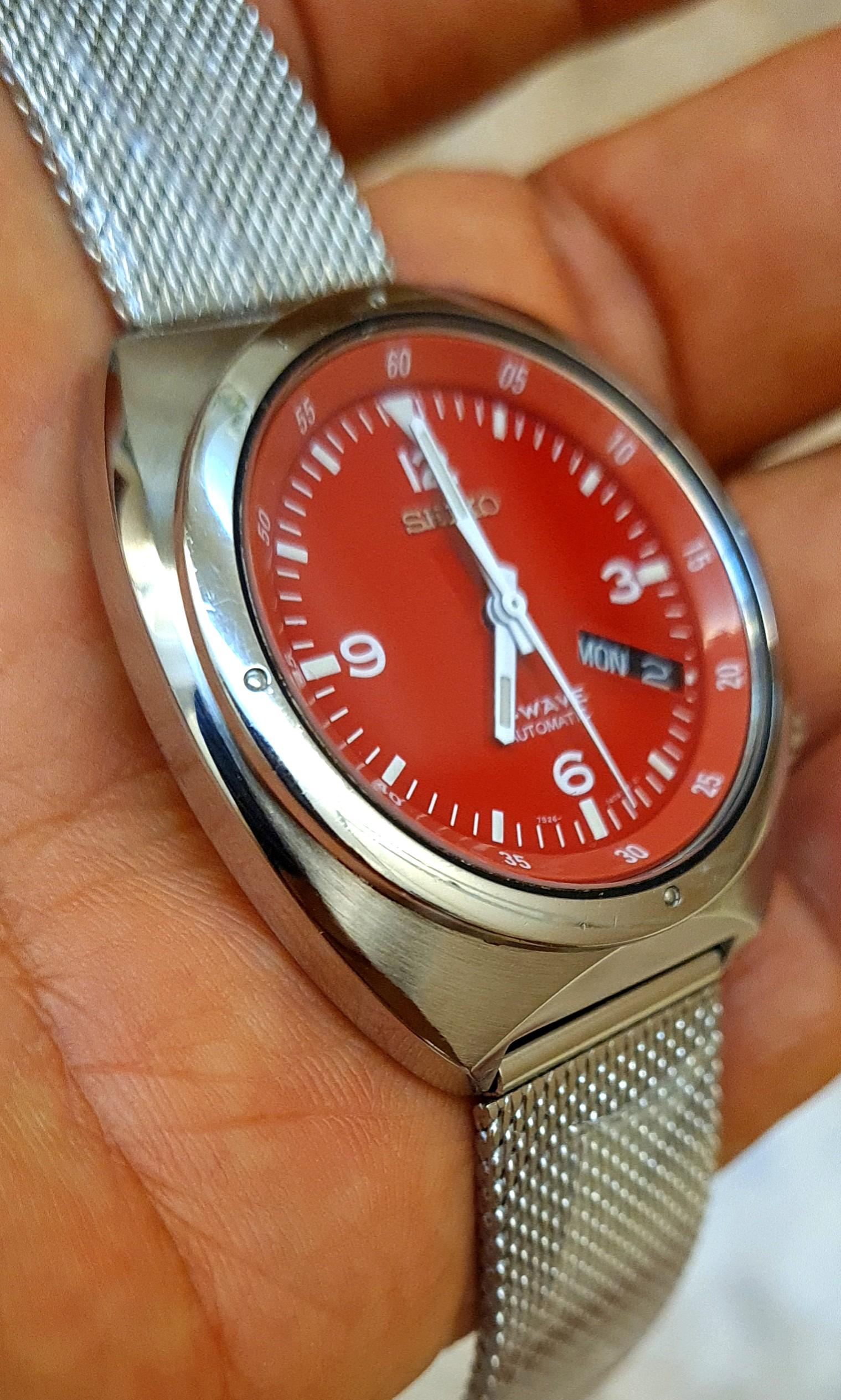 Seiko S Wave SKX227 The Red Corvette Discontinued Super Rare