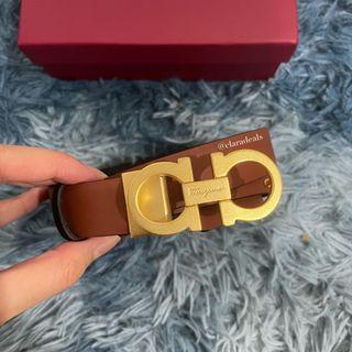 SF Women Reversible Belt Brown Black