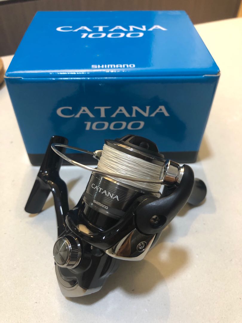 Shimano Catana 1000 Spinning Fishing Reel, Sports Equipment, Fishing on  Carousell