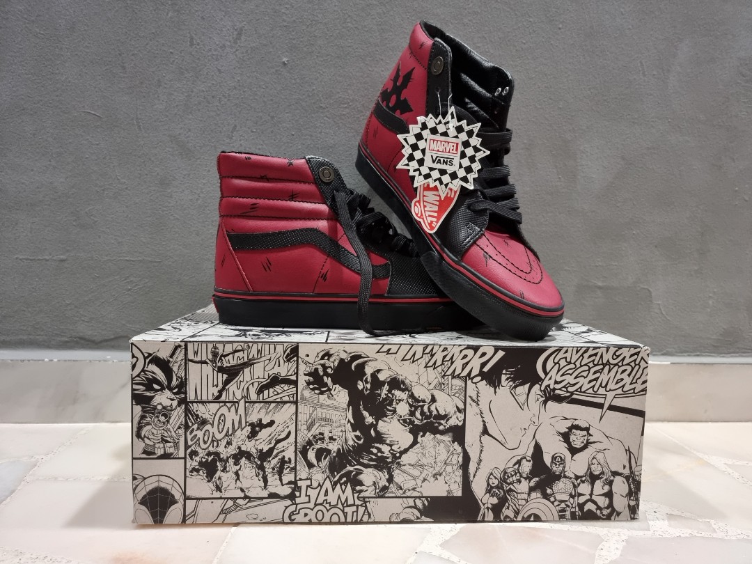 Deadpool vans size 1 outlet