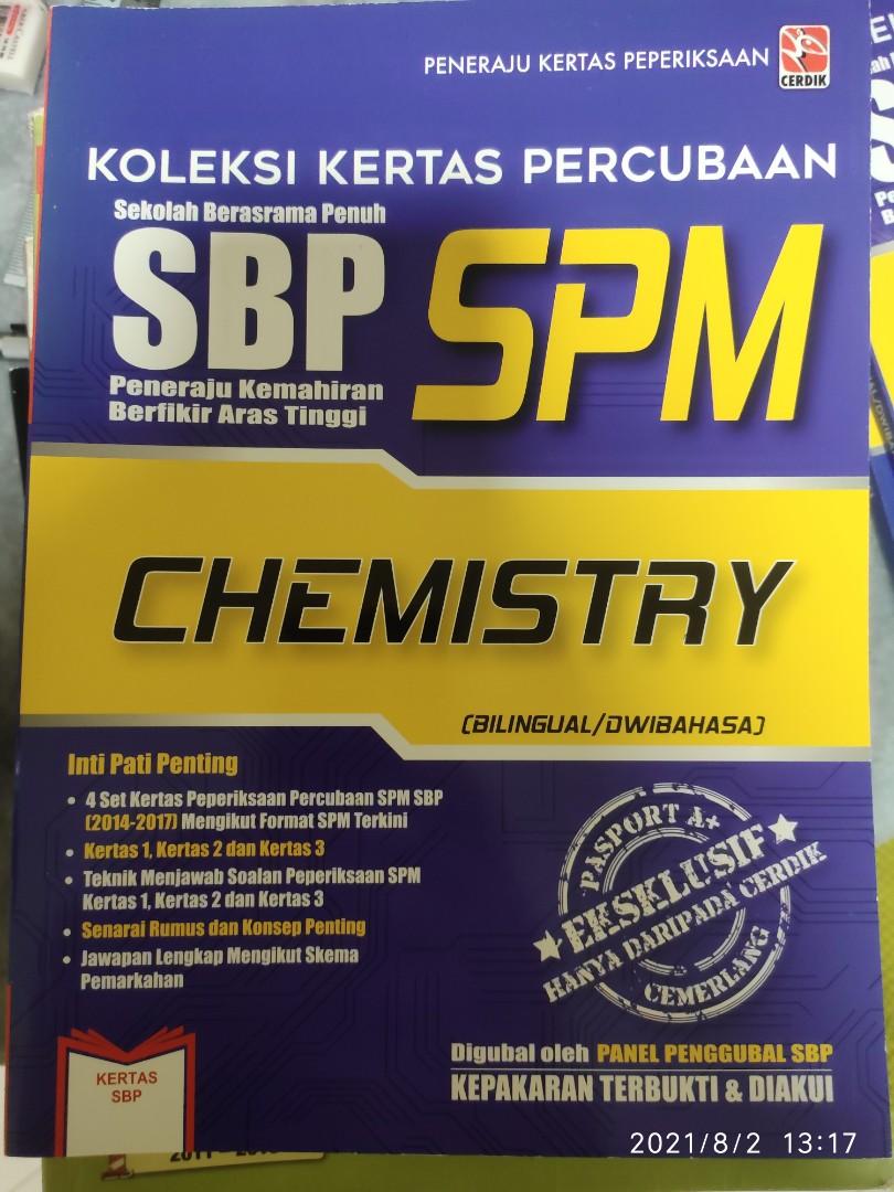 Spm Sbp Che Workbook Books Stationery Books On Carousell