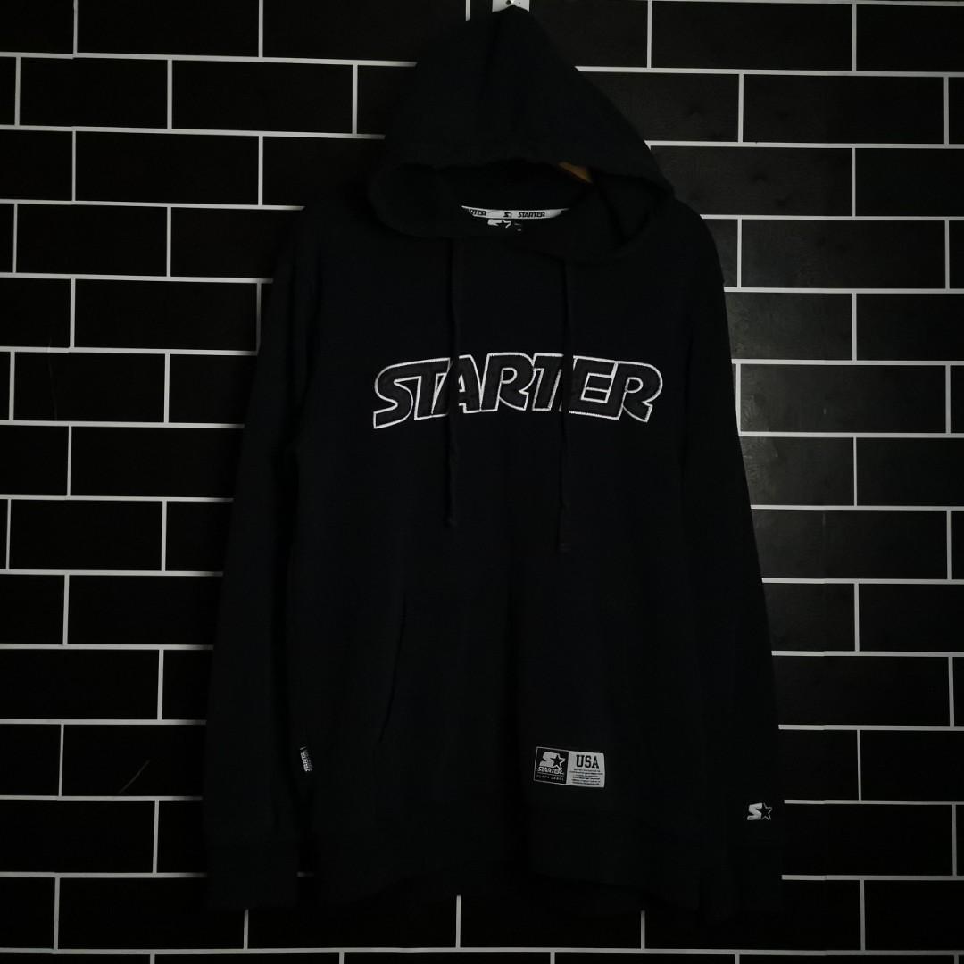 Starter black sale label hoodie