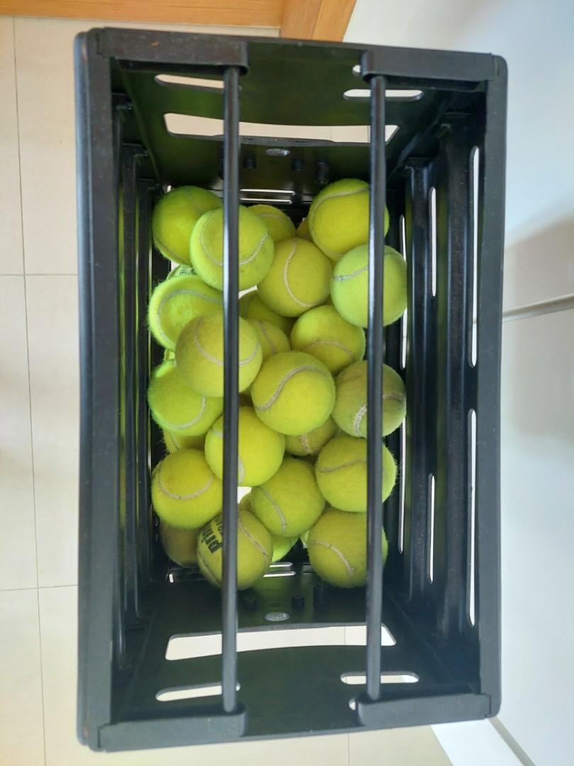 Tennis Ball picker & basket with wheels, Sports Equipment, Sports