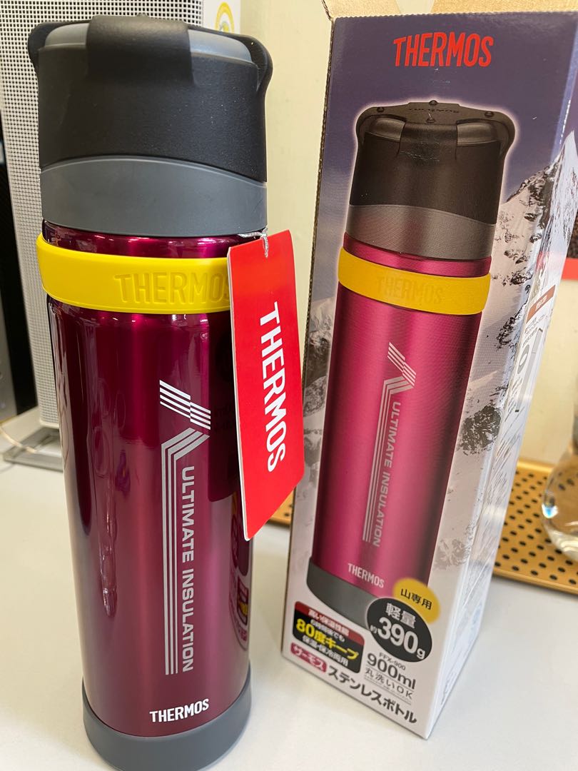 Thermos ultimate insulation 900ml 全新保溫瓶 Brand new, 傢俬＆家居, 廚具和餐具, 廚水杯、水壺