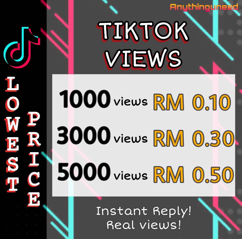 Tiktok Views Instant Delivery Mobile Phones Tablets Others On Carousell