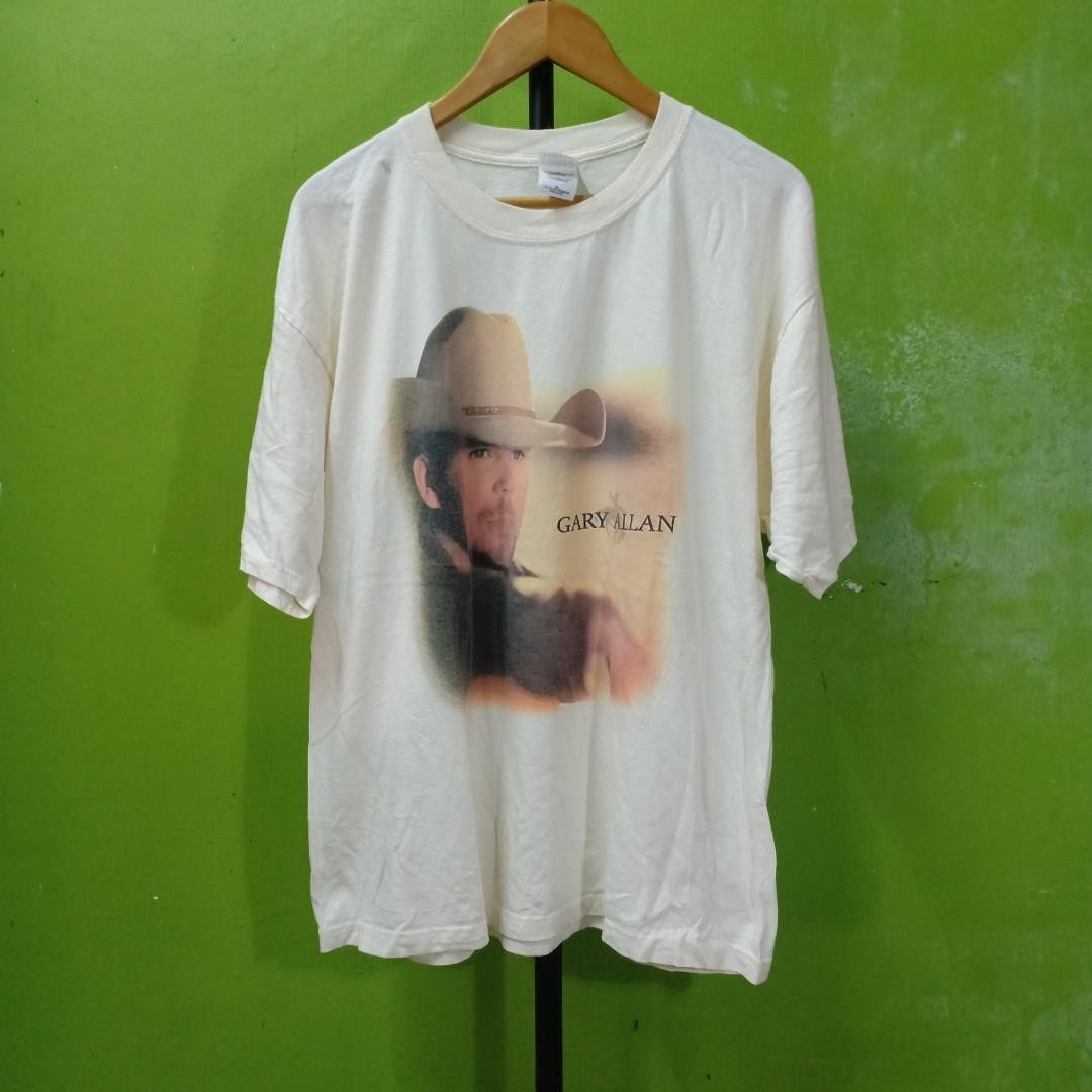 Vintage Gary Allan solo singer tshirt Men s Fashion Tops Sets