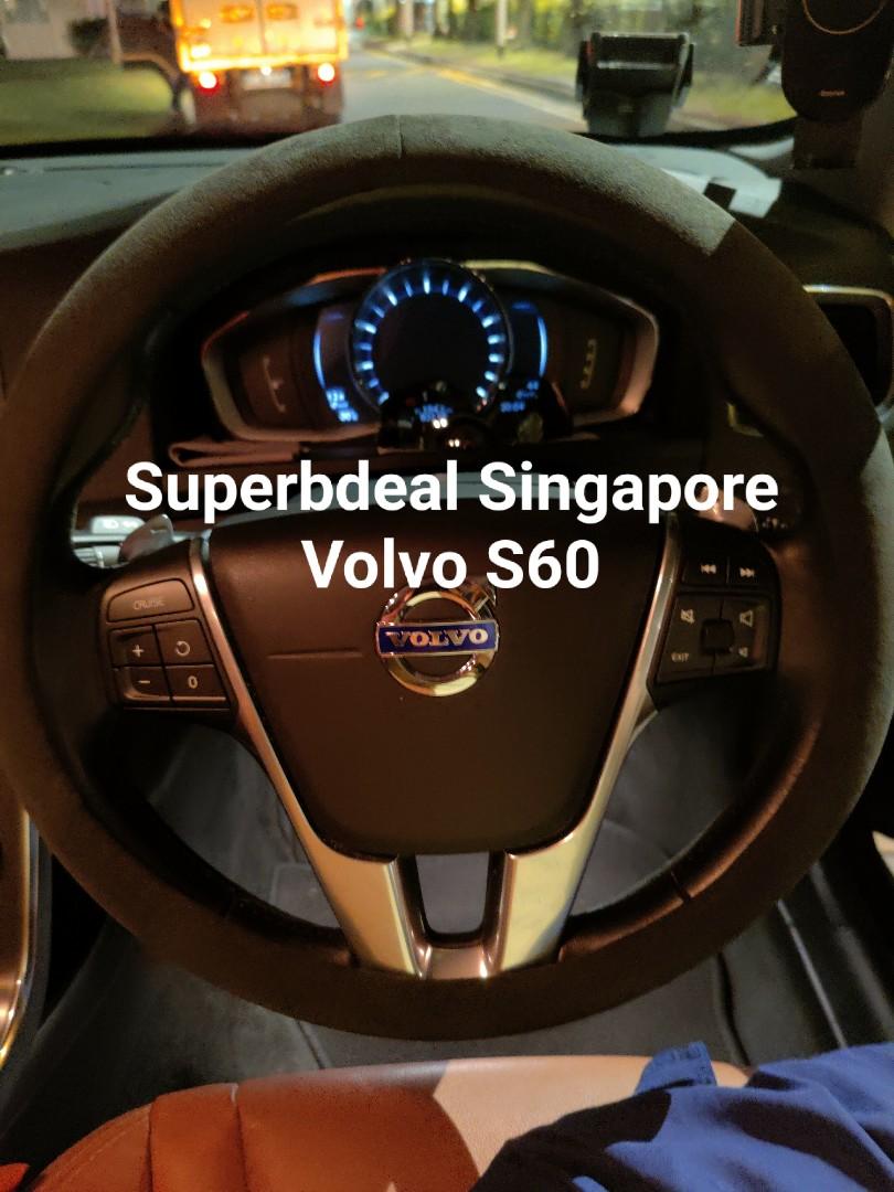 Volvo S60 Alcantara Steering Wheel Cover Authentic Car