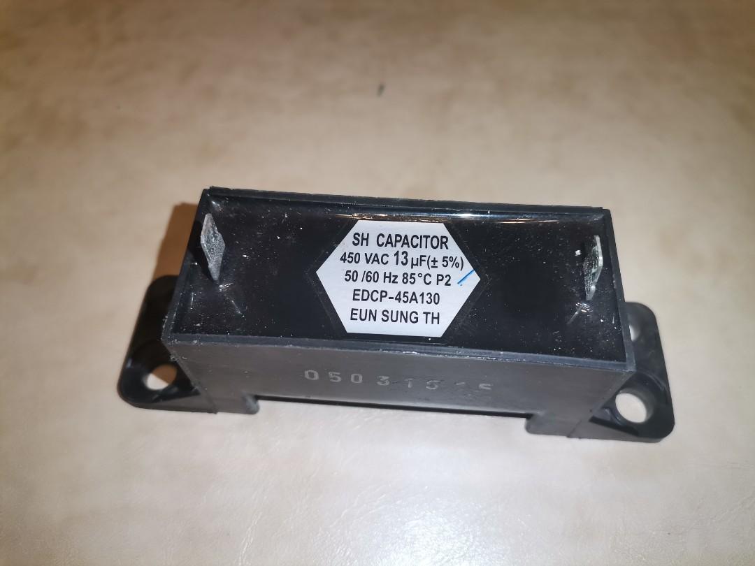 Washing machine capacitor 13uf 450v, TV & Home Appliances, Washing