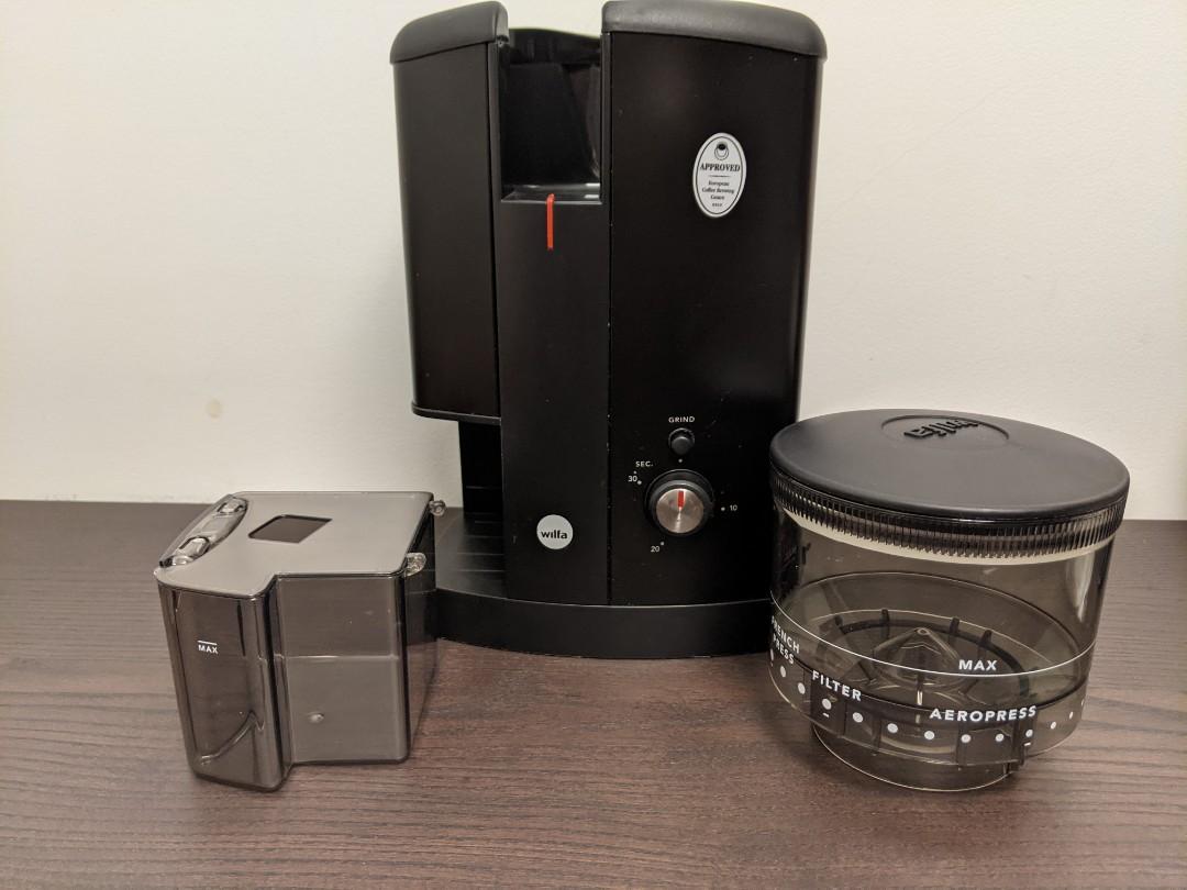 Wilfa Svart Aroma electric coffee grinder CGWS130B, TV & Home