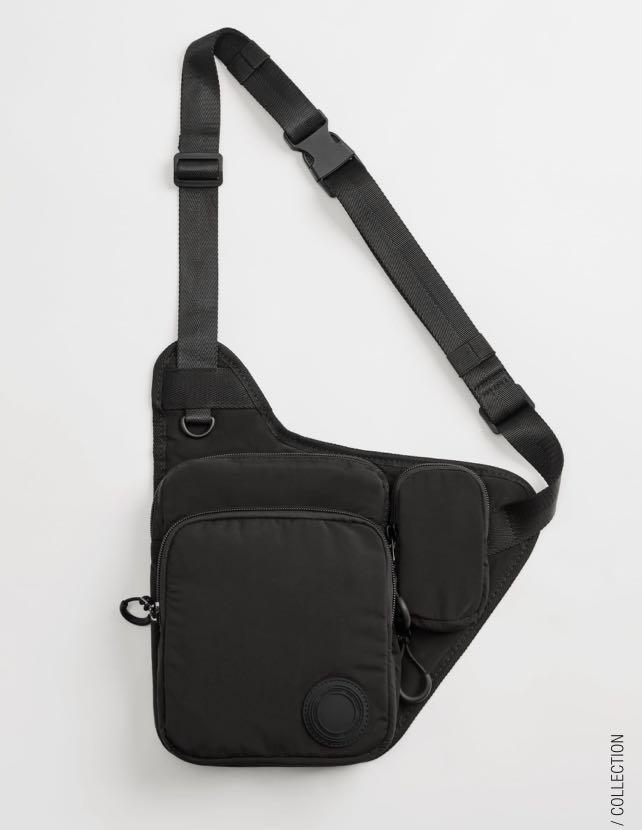 Nylon crossbody bag zara deals
