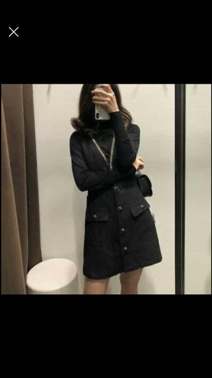Zara tweed blazer dress size M Women s Fashion Clothes on Carousell