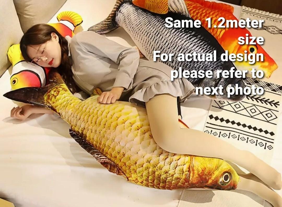 Realistic fish pillow sale