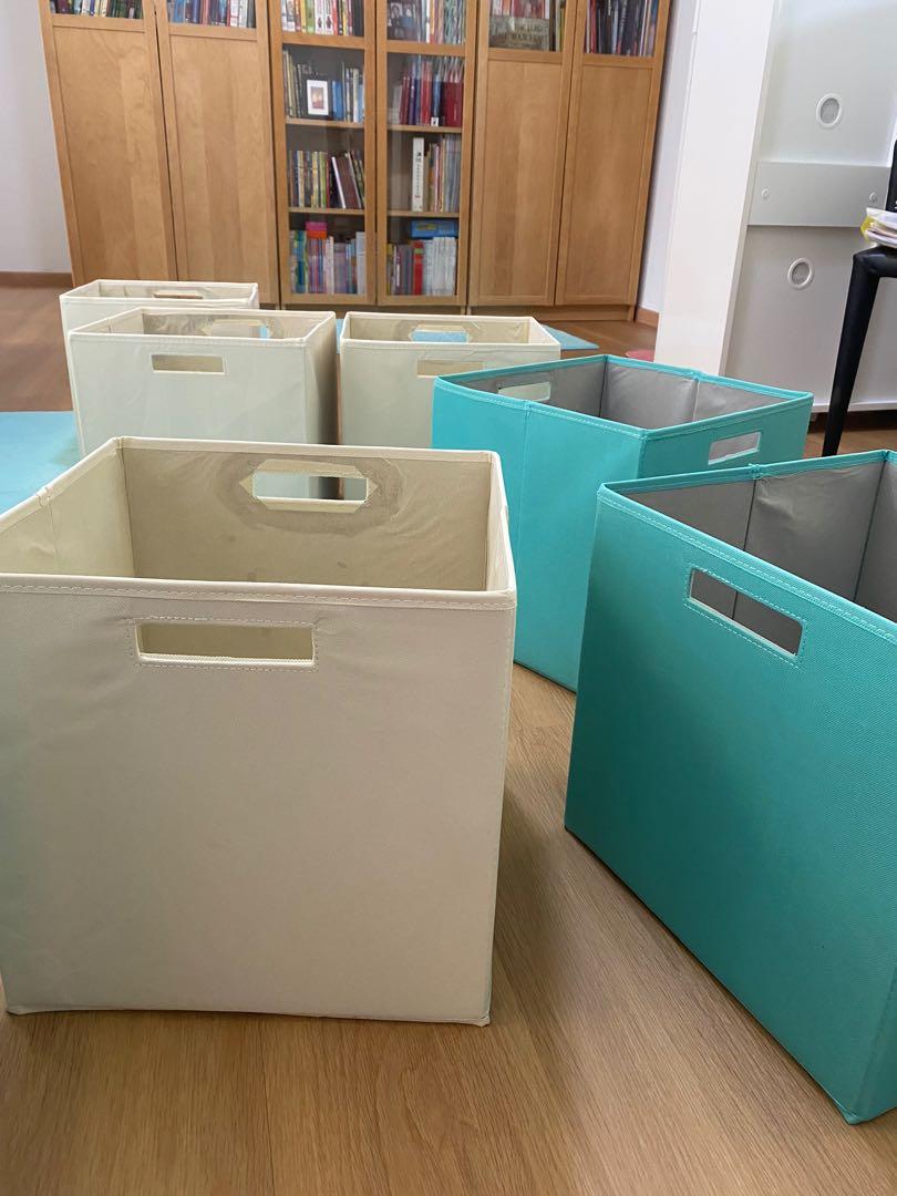 8 Storage boxes for IKEA KALLAX shelves, Furniture & Home Living, Home