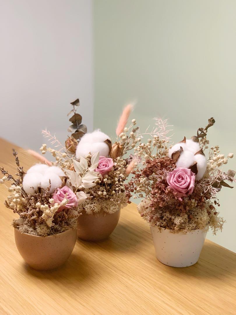 乾燥花擺設 手作 自家設計 手作產品 飾物 Carousell