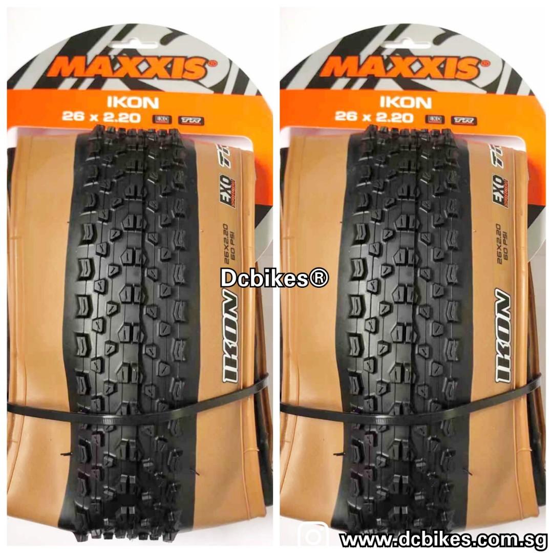 🆕! Maxxis 26 “ “ 29 “ x Ikon EXO Chocolate XC MTB