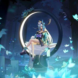 新品預訂onmyoji Studio 陰陽師 坐姿青行燈 玩具 遊戲類 玩具 Carousell