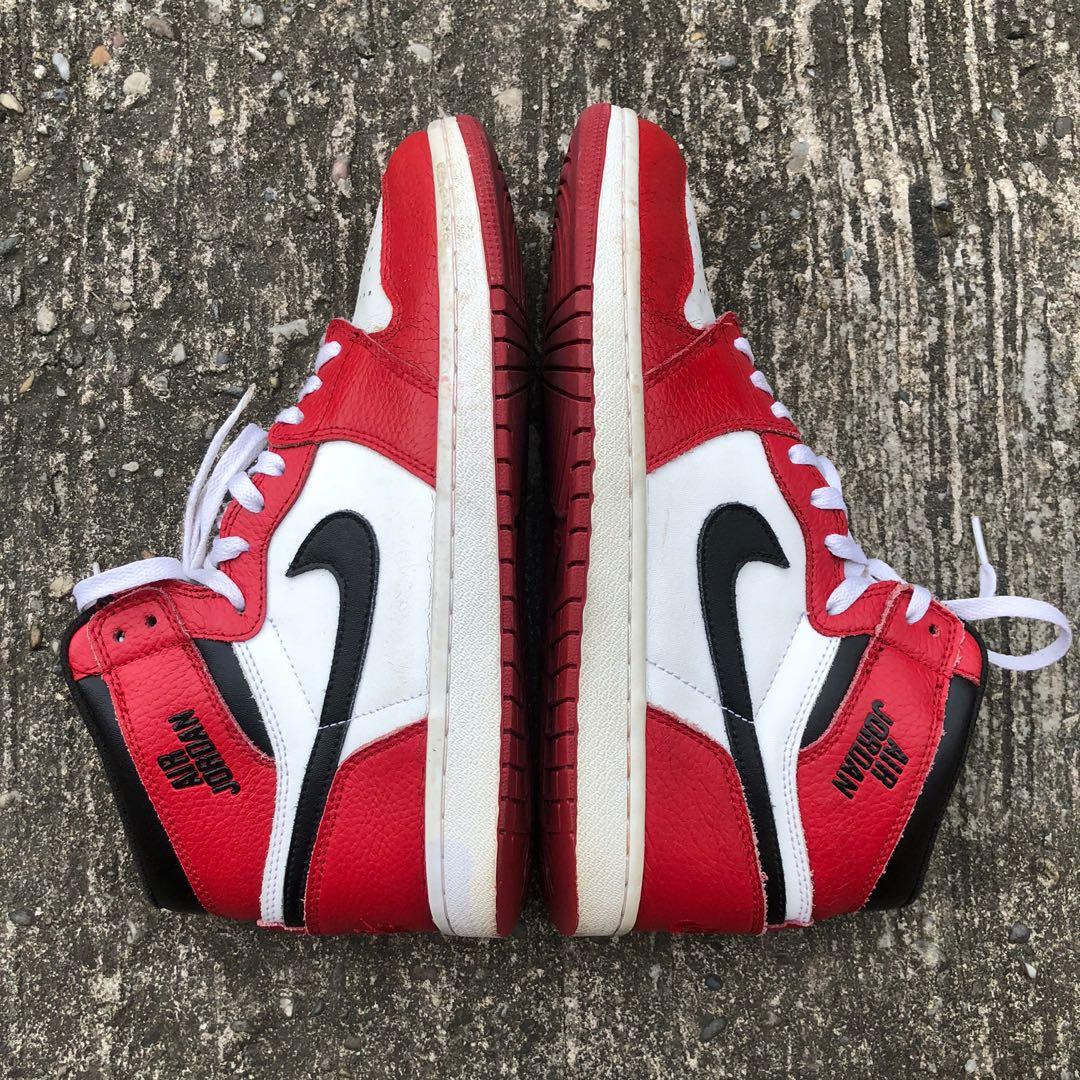 AIR JORDAN 1 HIGH CHICAGO, Fesyen Pria, Sepatu , Sneakers di Carousell