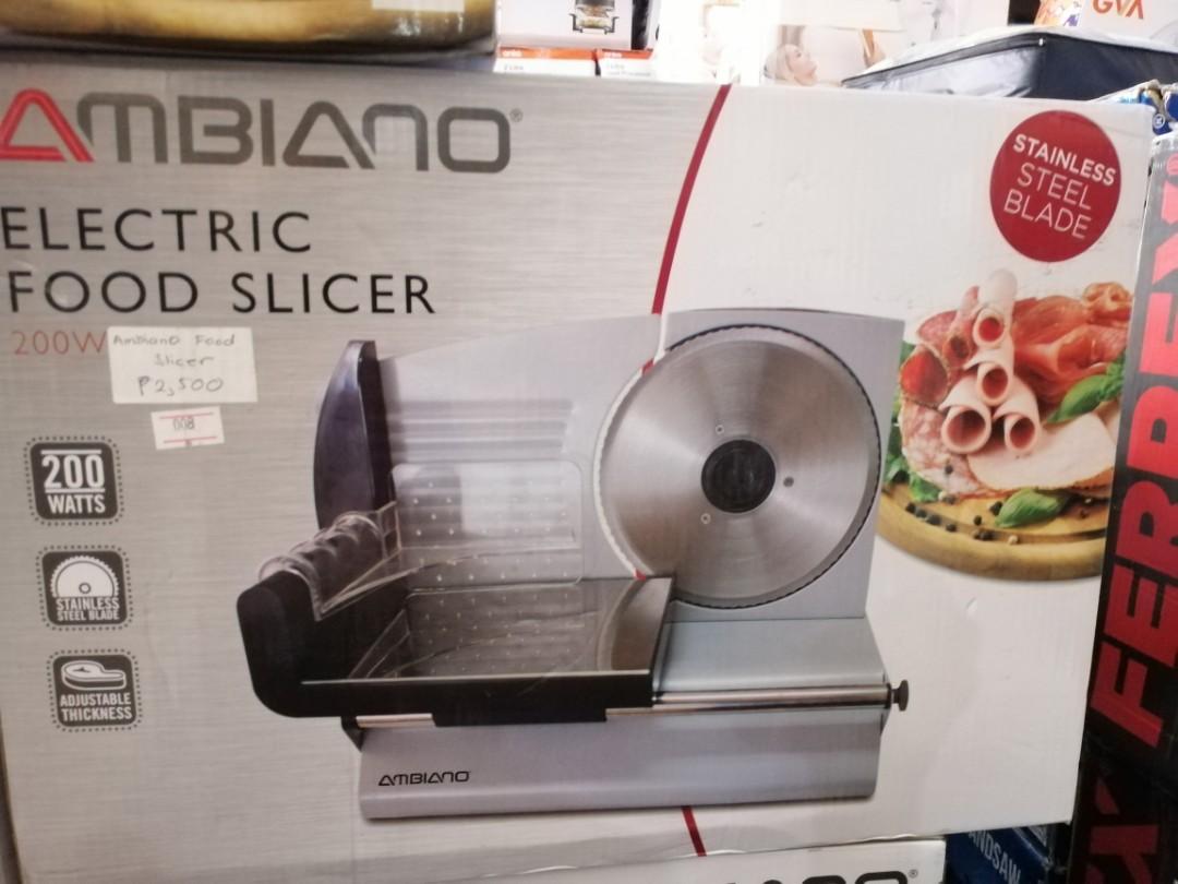 Ambiano Electric Food Slicer, TV & Home Appliances, Kitchen Appliances