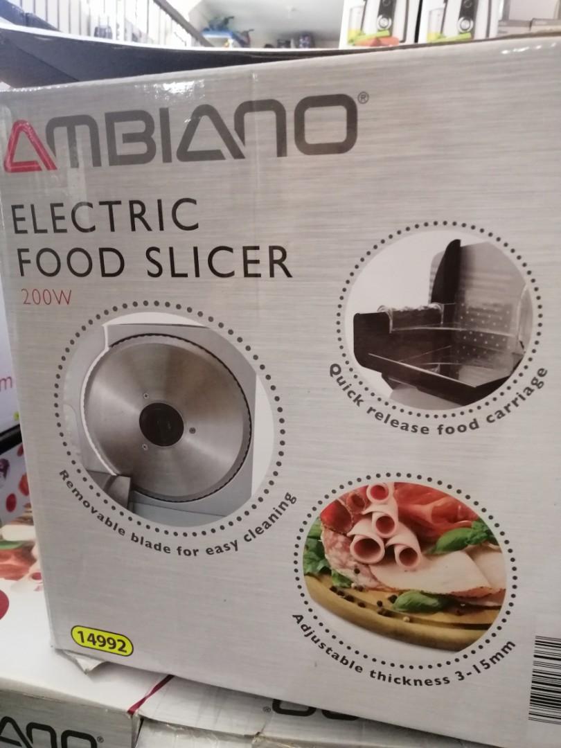 Ambiano Electric Food Slicer, TV & Home Appliances, Kitchen Appliances