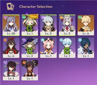 [ASIA]Genshin Impact Starter Account (code: G50/Keqing+Sayu)[AR10]