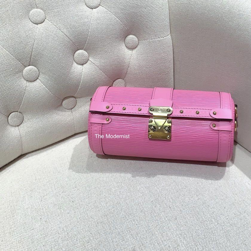 Authentic Louis Vuitton Papillon Trunk Bag Rose Pink M58649