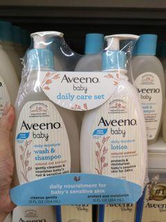 Aveeno Baby Kids Bath Wash Shampoo Lotion