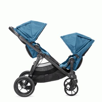 city select double stroller teal