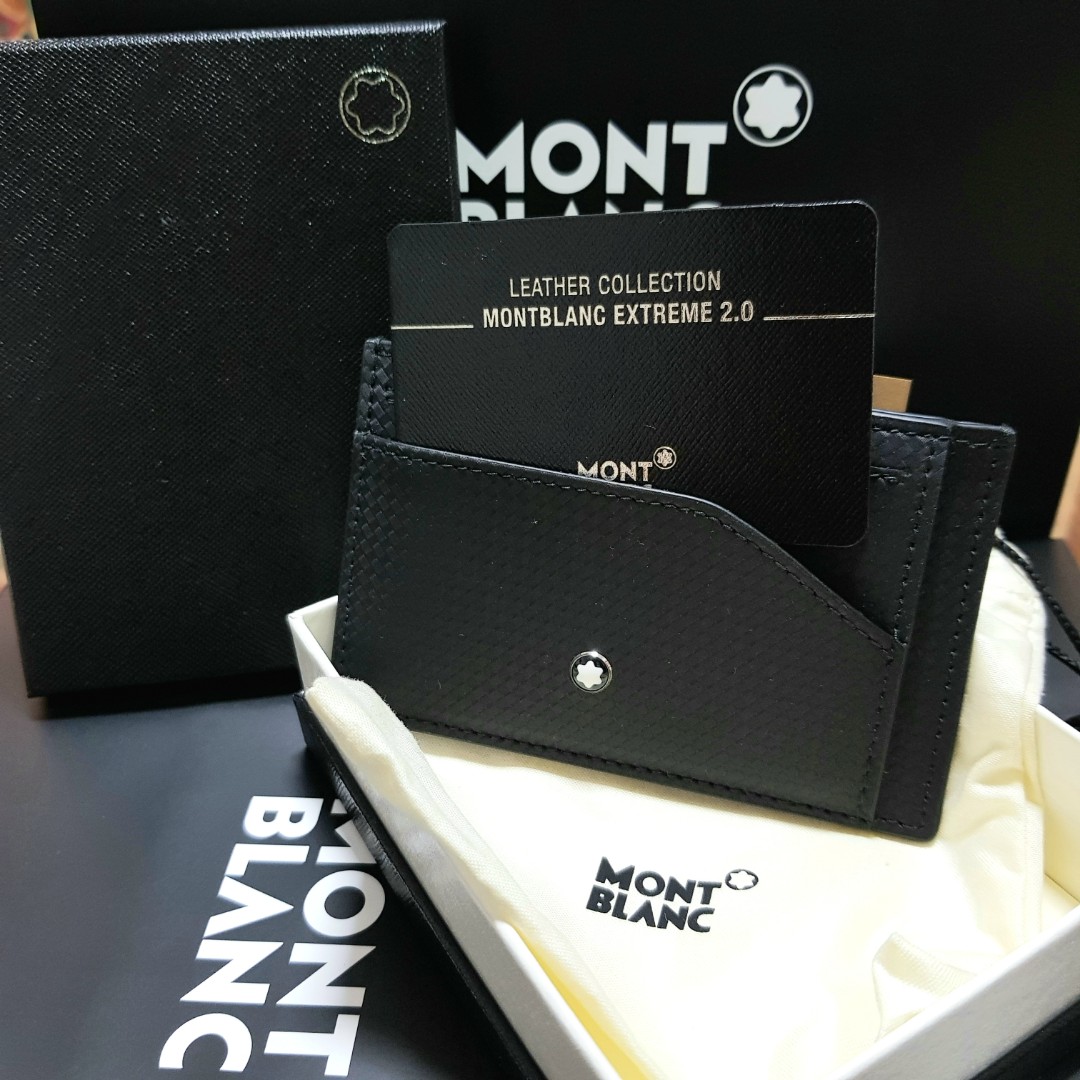 BN Authentic Montblanc Extreme 2.0 Pocket Card Holder 6cc Black