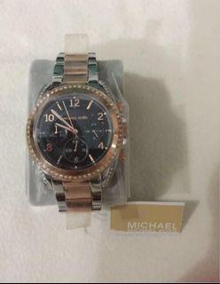 BNWT AuthentiMichael Kors Rose Gold/Silver MK6093