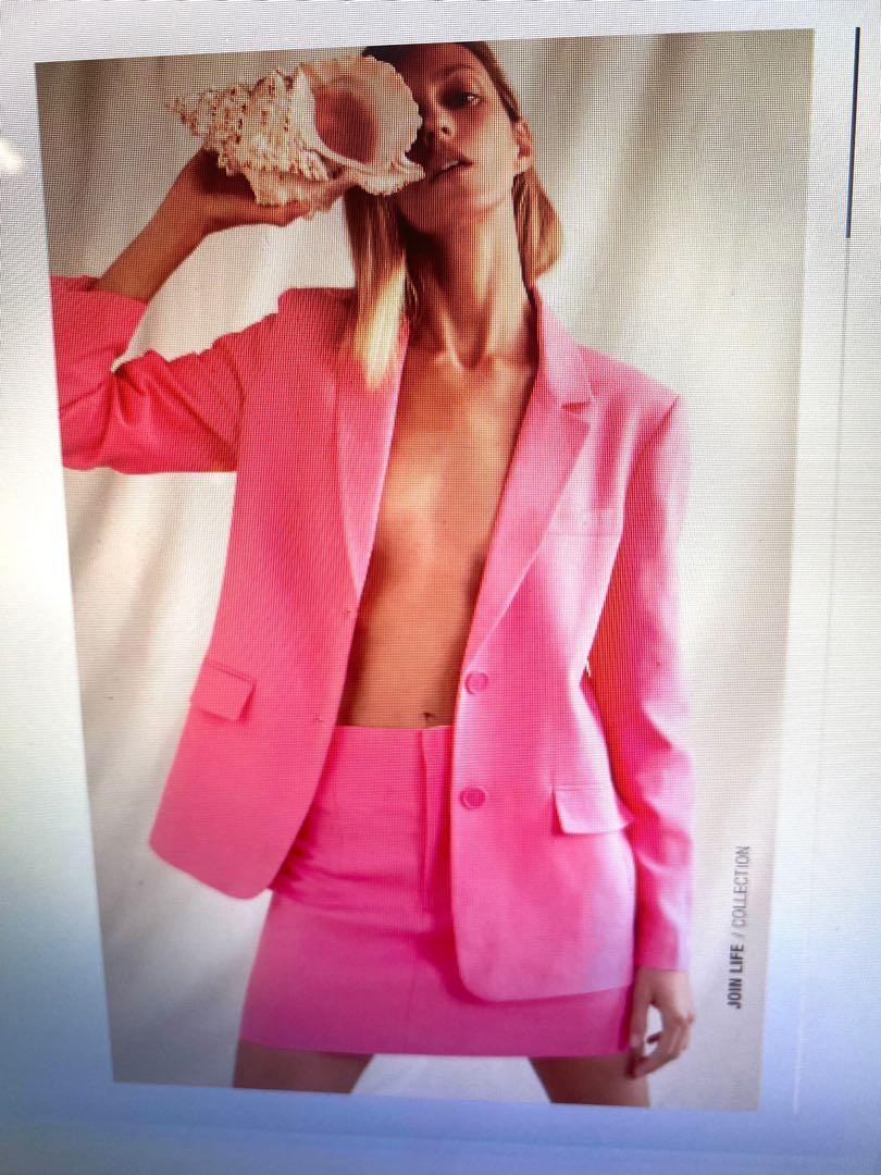Blazer rose zara clearance