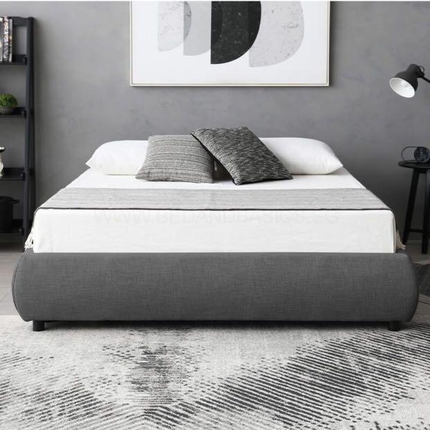 Brie King Size Storage Bed Frame, Furniture & Home Living, Furniture ...