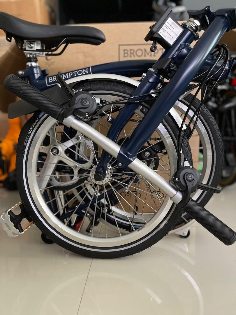 Brompton S6L Tempest Blue Sports Equipment Bicycles Parts Bicycles on Carousell