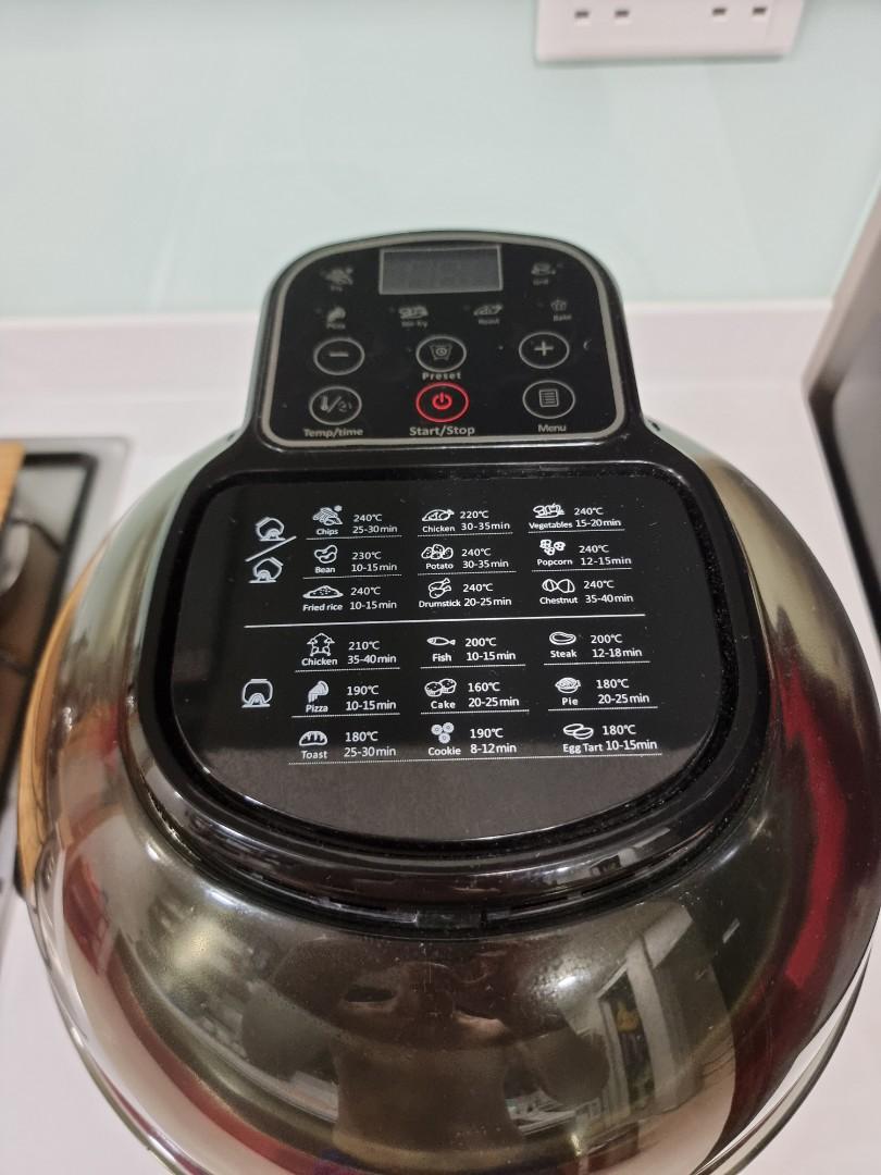 Buffalo Stainless Steel Smart Air Fryer 2.0 - Pro Chef Plus