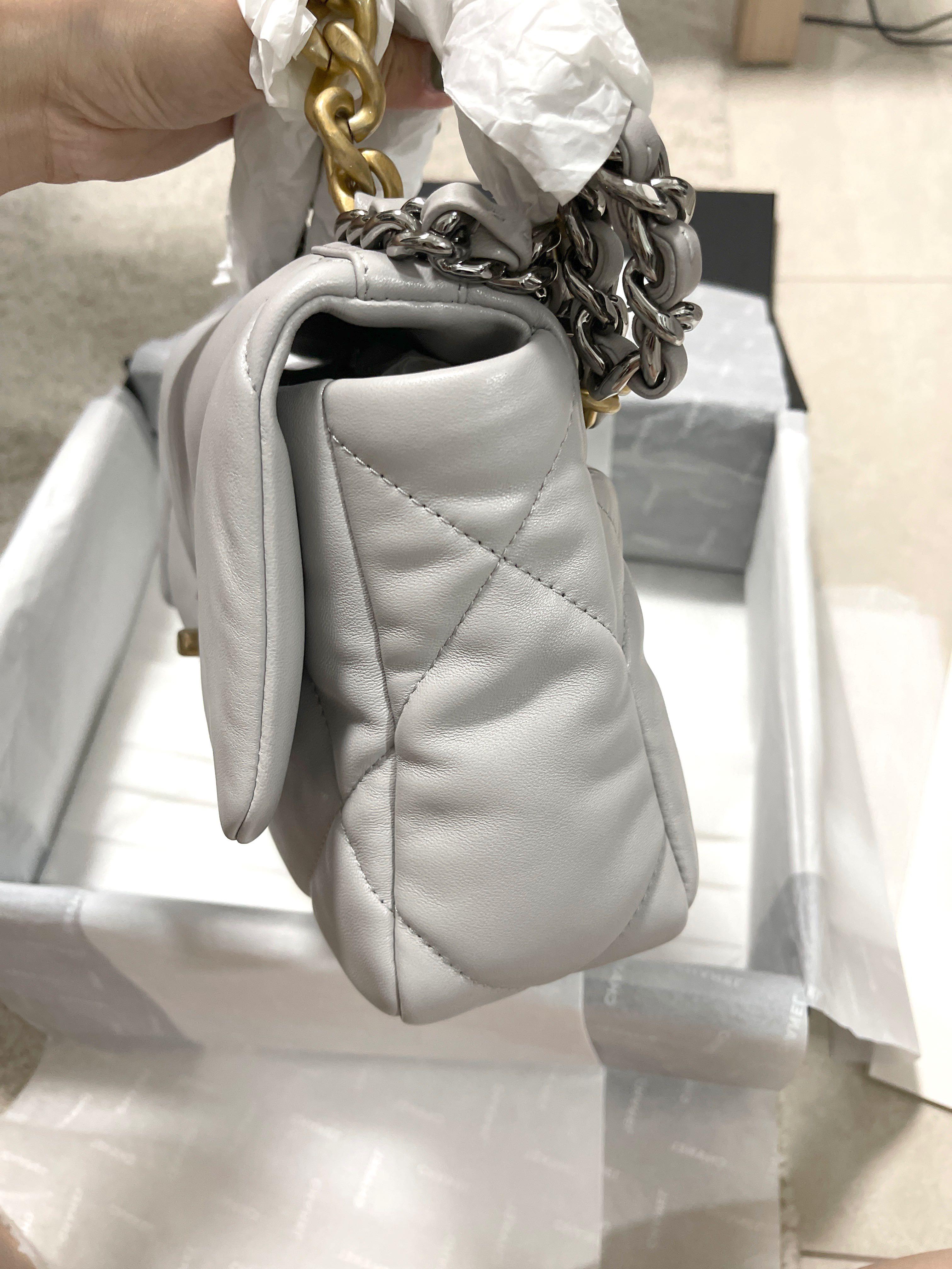 CHANEL, Bags, Chanel 9 Bag Dove Grey Small