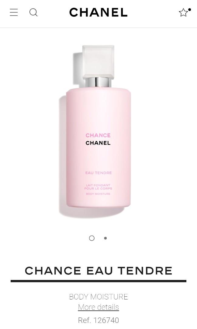 CHANEL CHANCE Eau Tendre Body Moisture, Beauty & Personal Care, Bath & Body,  Body Care on Carousell