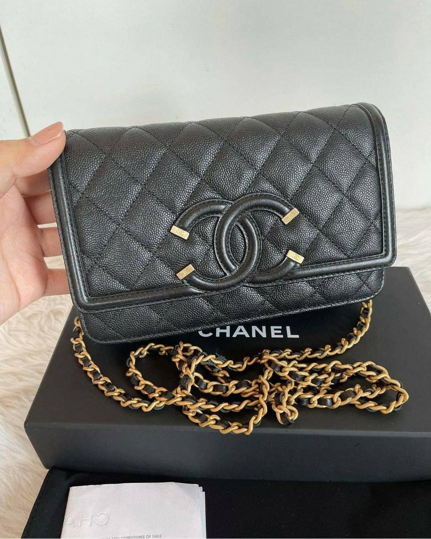Chanel Filigree WOC, Luxury, Bags & Wallets on Carousell