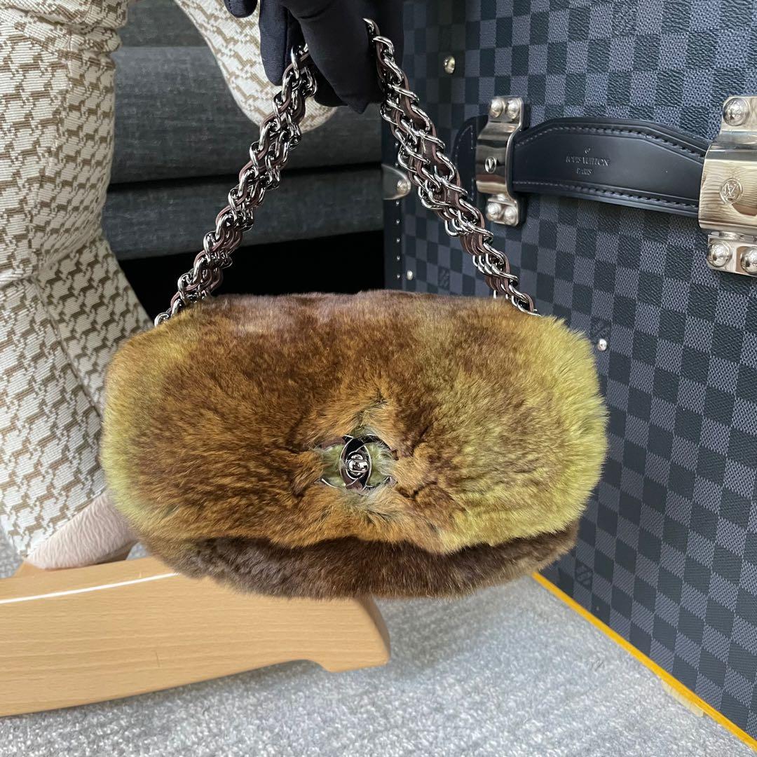 Fur deals chanel bag