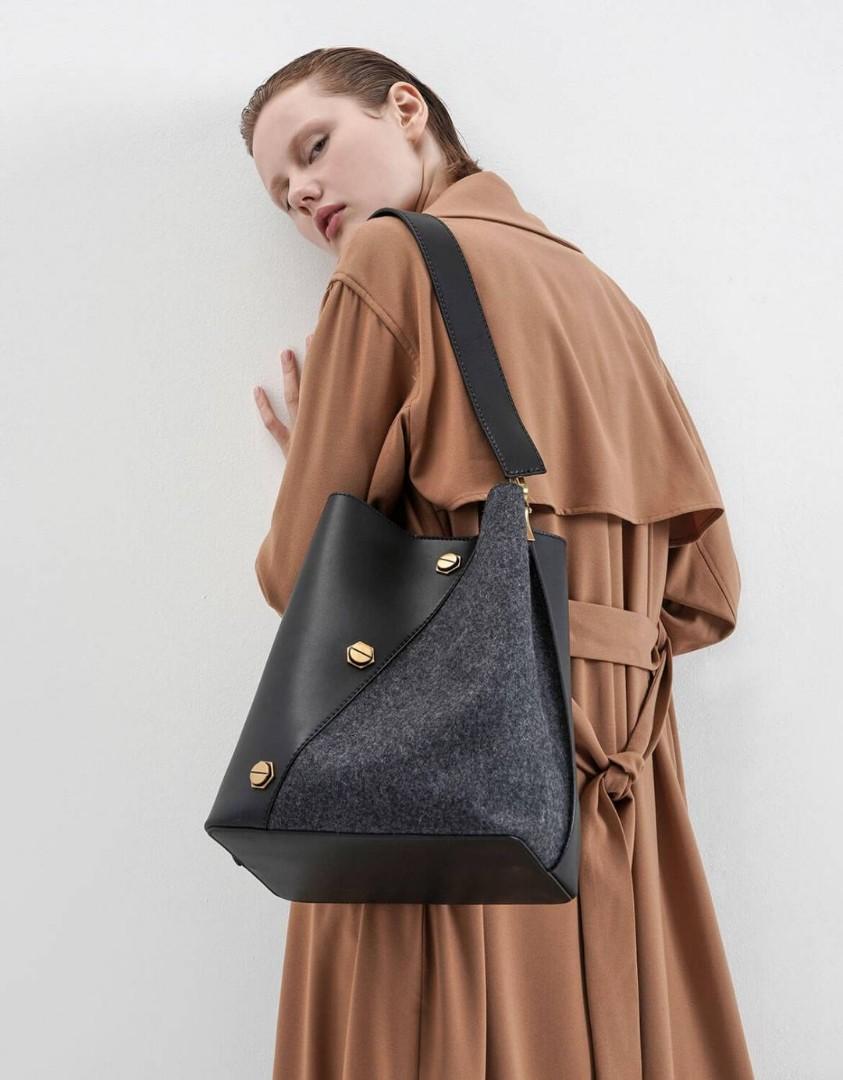 Charles and keith hotsell studded bag