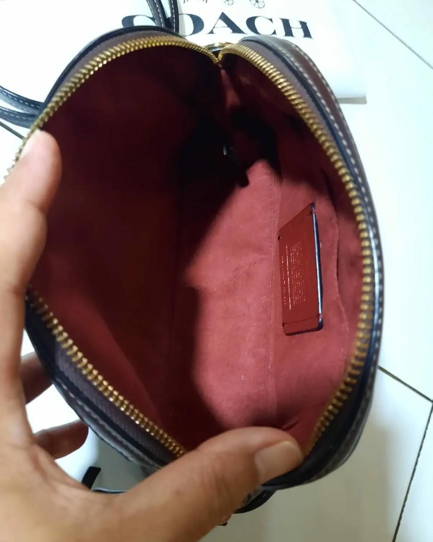 Coach ivie top crossbody oxblood