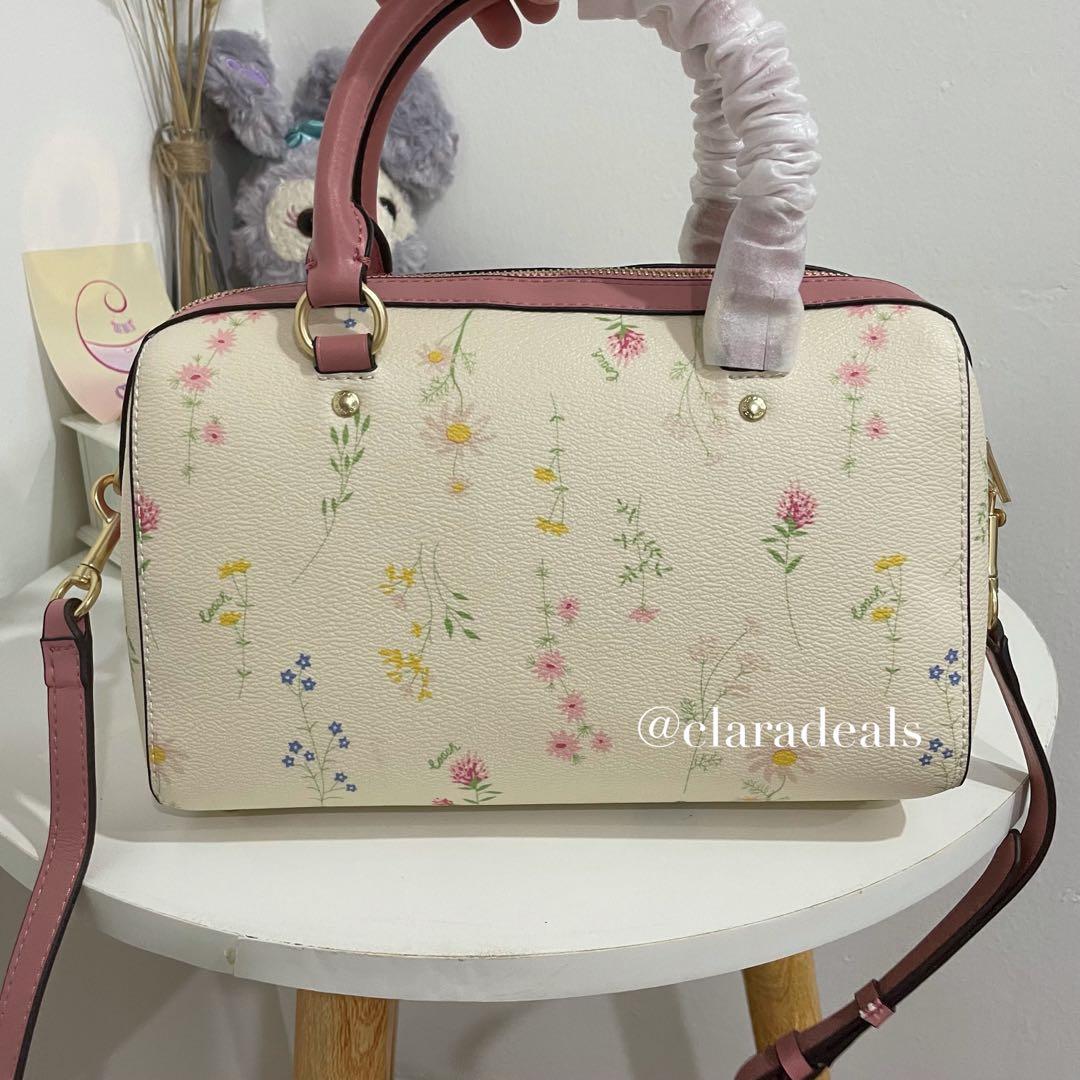 Coach Rowan Floral Dandelion Satchel