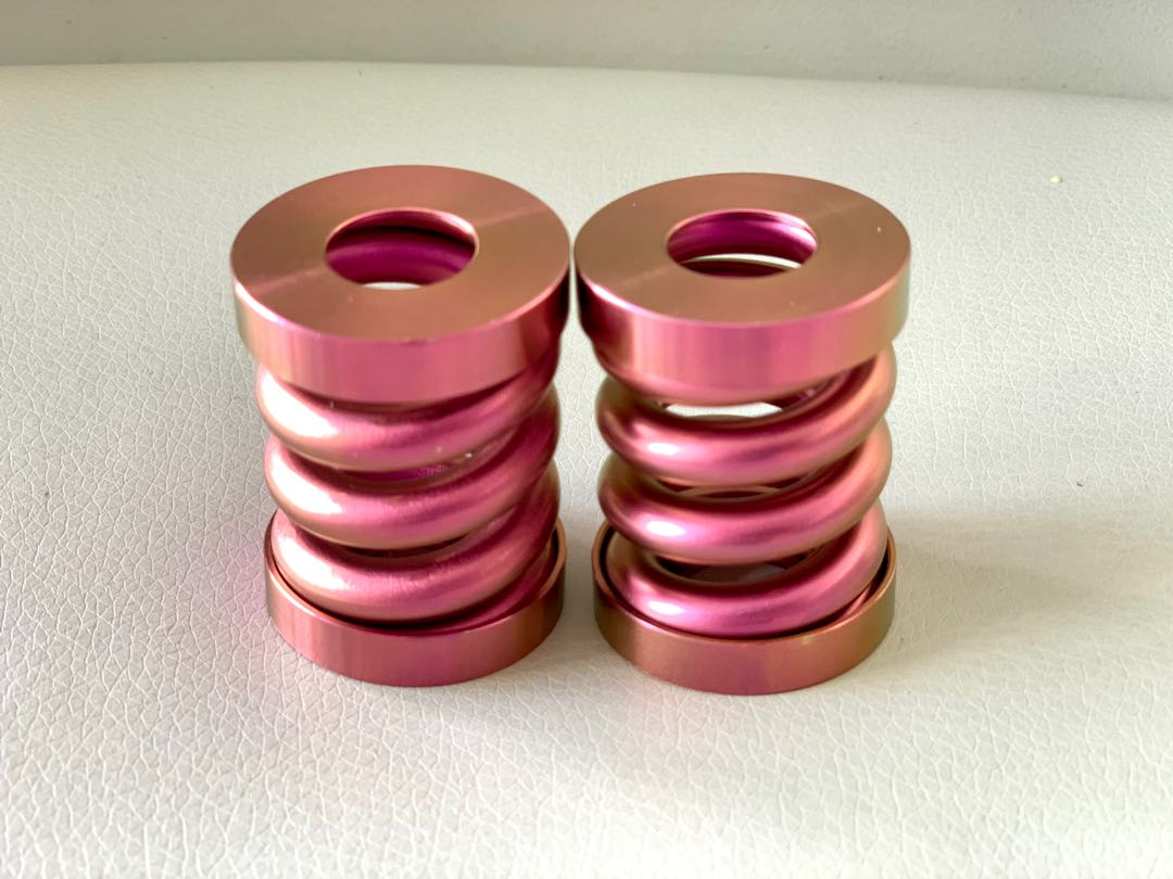 Colored Titanium Suspension (without shaft) for Brompton, Pikes and