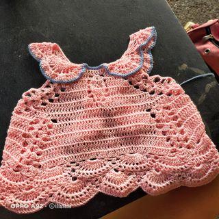 Crochet baby top