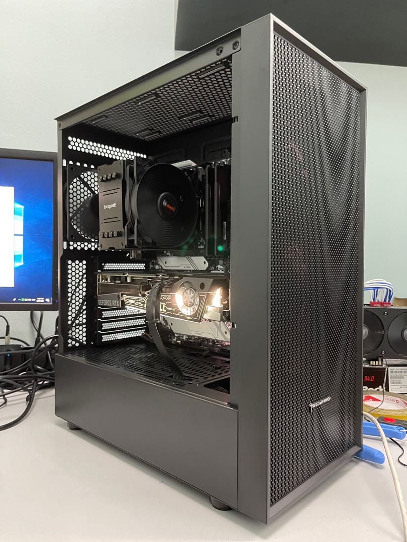 CUSTOM GAMING PC i7 10700F + RTX3070 ti gaming desktop, workstation ...