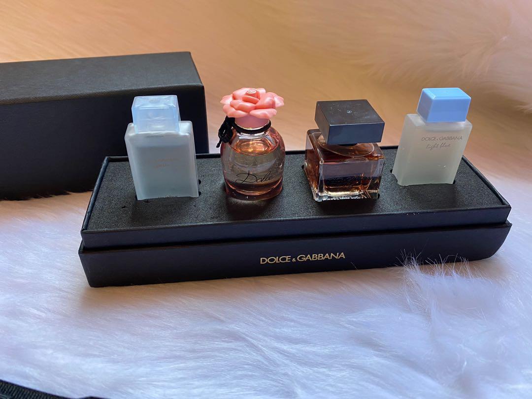 Dolce and gabbana miniature perfume set sales