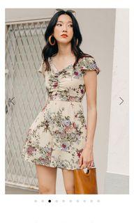 Fashmob Lavon Playsuit in Cream