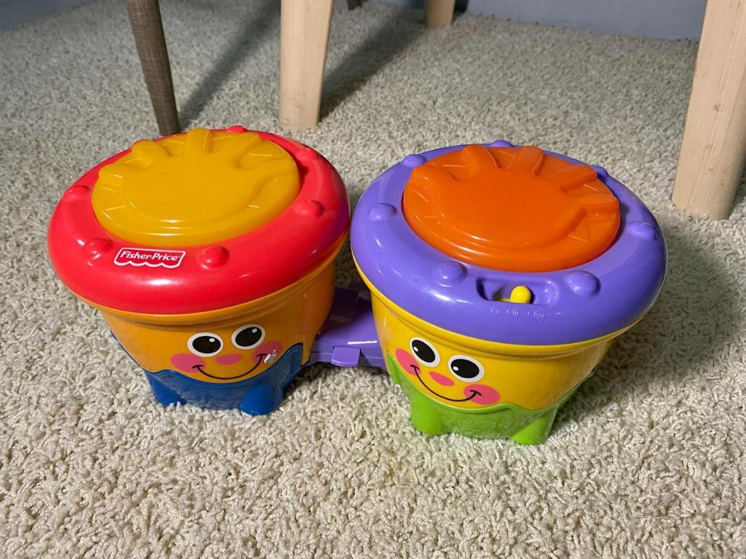 Fisher price crawl 2025 along drum roll