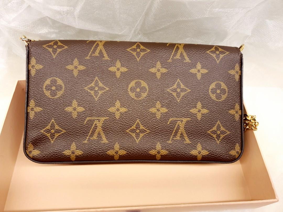 Louis Vuitton Felicie Pochette Monogram LV M61276, Luxury, Bags & Wallets  on Carousell