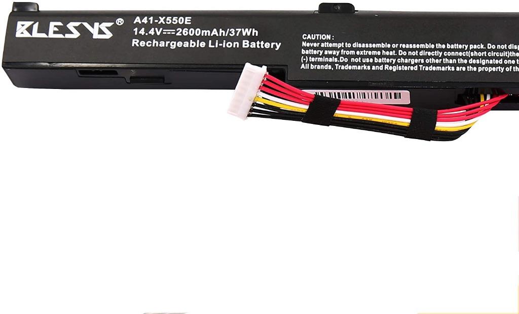 FREE Delivery BLESYS Battery A41-X550E Compatible with Laptop battery ASUS  X751L X751LA X751LAV X751LB X751LD X751LDV X751LJ X751LJC X751LK X751LN  X751LX X751M X751MA X751S X751SJ X751SA battery (14.4V/2600mAh), Computers  & Tech, Parts