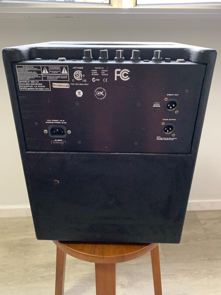 GallienKrueger GK MB110 Bass Amp, Hobbies & Toys, Music & Media