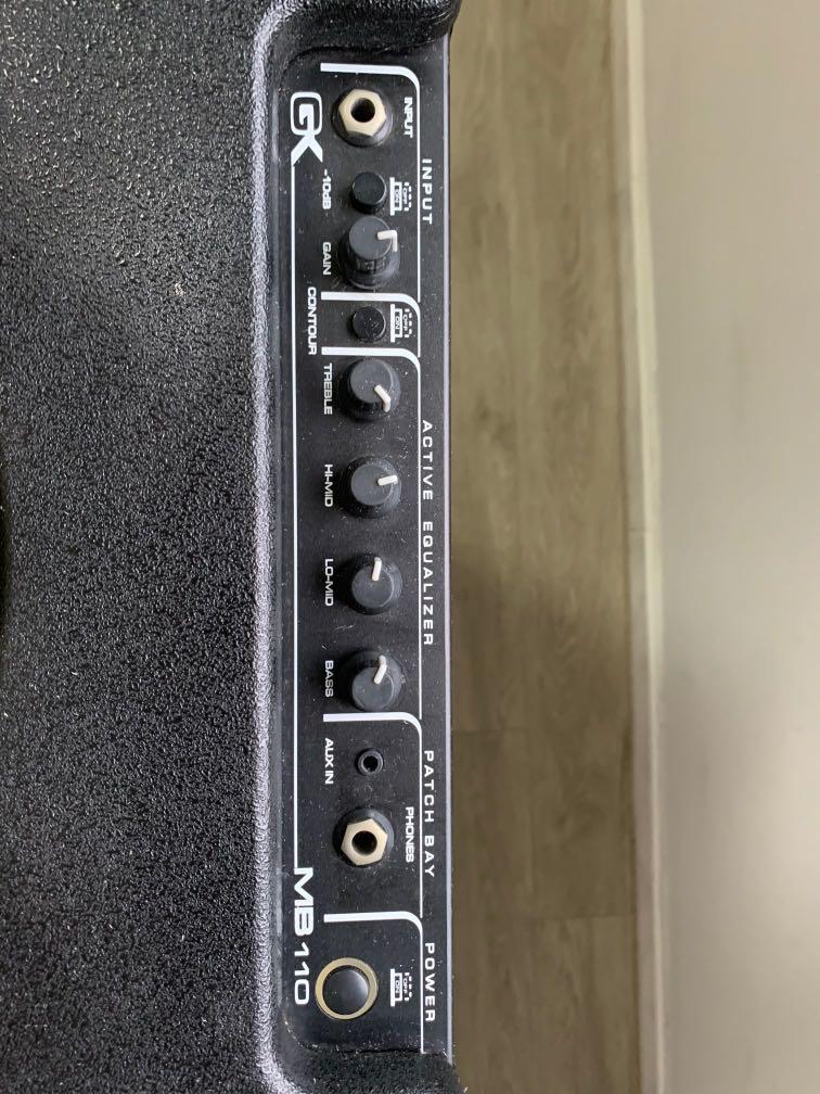 GallienKrueger GK MB110 Bass Amp, Hobbies & Toys, Music & Media